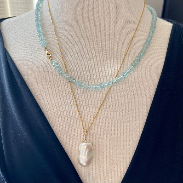 aquamarijn-ketting