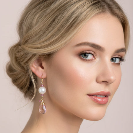 maxima-oorbellen-roze-swarovski-druppels