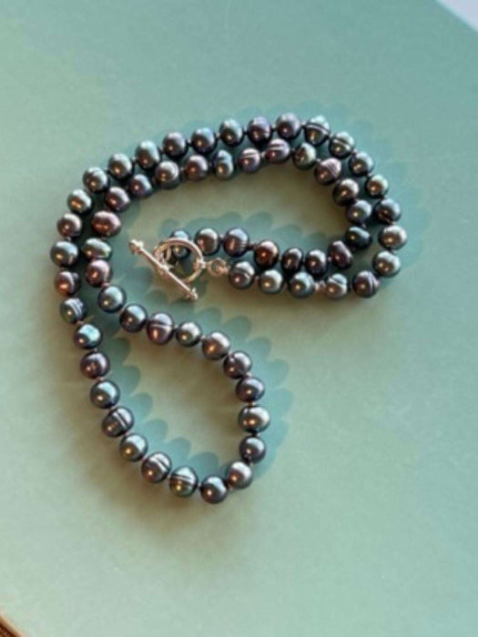 Parelketting-blauw