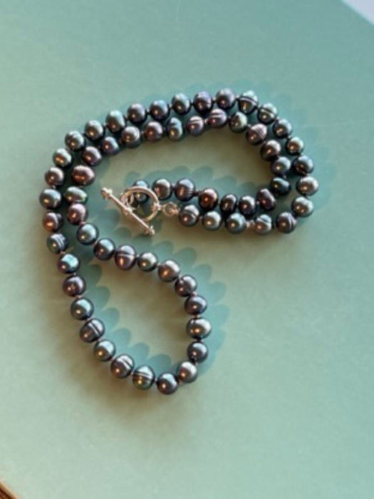 Parelketting-blauw